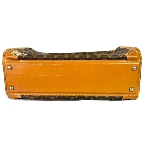 LOUIS VUITTON MONOGRAM CANVAS TRAVEL BAG – VINTAGE LV LOGO LUGGAGE - Picture 6 of 16